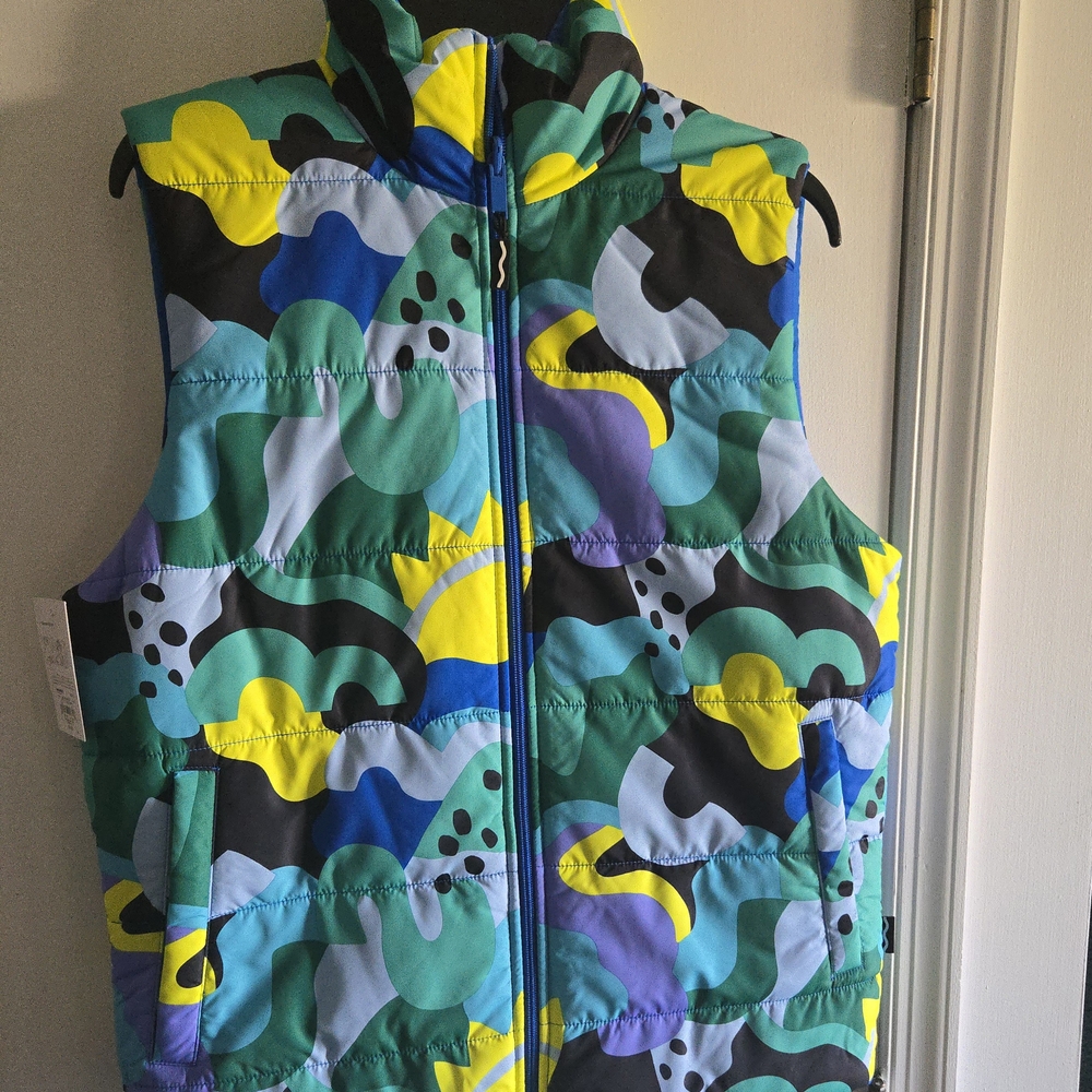 (NWT) Crayola Multicolor REVERSIBLE Vest